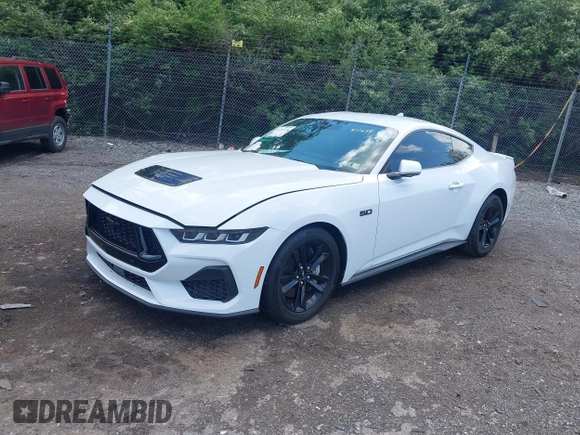 2024 Ford Mustang GT with VIN 1FA6P8CF0R5411649, listed as a IAAI auction lot 42205236 with 22,362 mi miles and . Bid and sale history available at DreamBid. Image 17.
