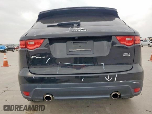 2017 Jaguar F-Pace 35t R-Sport with VIN SADCL2BV5HA046944, listed as a Copart auction lot 54248855 with 72,393 mi miles and Salvage title. Bid and sale history available at DreamBid. Image 6.