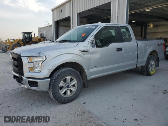 2016 Ford F-150 XLT with VIN 1FTEX1EP5GKE24219, listed as a Copart auction lot 52433885 with 109,483 mi miles and Salvage Title. Bid and sale history available at carsss.com. Image 1.
