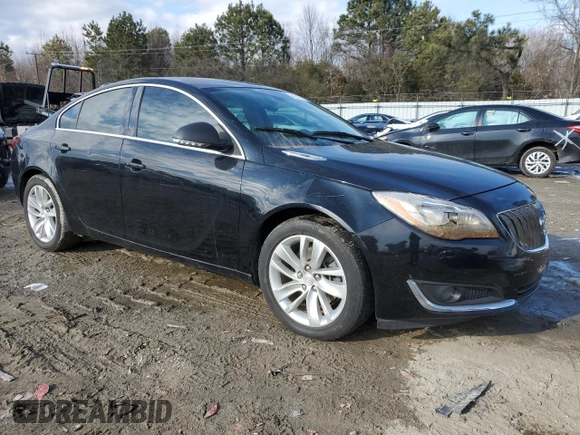 2017 Buick Regal Premium II with VIN 2G4GR5GX1H9124554, listed as a Copart auction lot 41865495 with 86,390 mi miles and Clean Title. Bid and sale history available at carsss.com. Image 4.