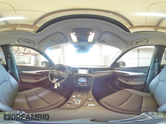 2020 Infiniti QX50 Luxe with VIN 3PCAJ5M38LF101201, listed as a Copart auction lot 53521305 with 74,448 mi miles and Salvage title. Bid and sale history available at DreamBid. Image 14.