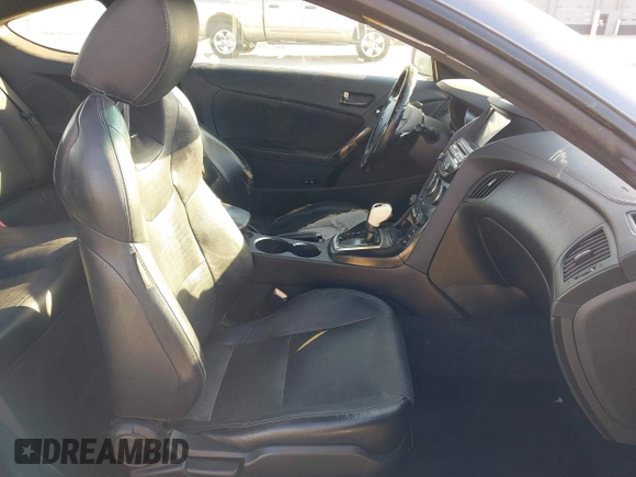 2013 Hyundai Genesis Coupe R-Spec with VIN KMHHU6KJ3DU108753, listed as a IAAI auction lot 41383041 with 114,474 mi miles and . Bid and sale history available at DreamBid. Image 5.