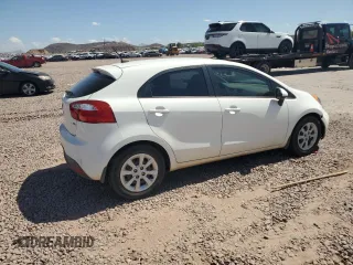 2013 Kia Rio LX with VIN KNADM5A3XD6295085, listed as a Copart auction lot 71874544 with 124,282 mi miles and Clean Title. Bid and sale history available at carsss.com. Image 3.