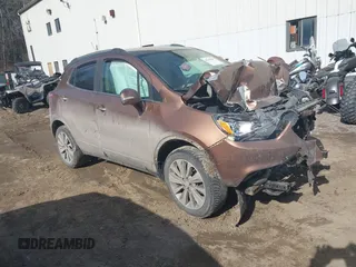 2017 Buick Encore Preferred with VIN KL4CJESB4HB124482, listed as a IAAI auction lot 41795609 with 91,139 mi miles. Bid and sale history available at carsss.com. Image 1.