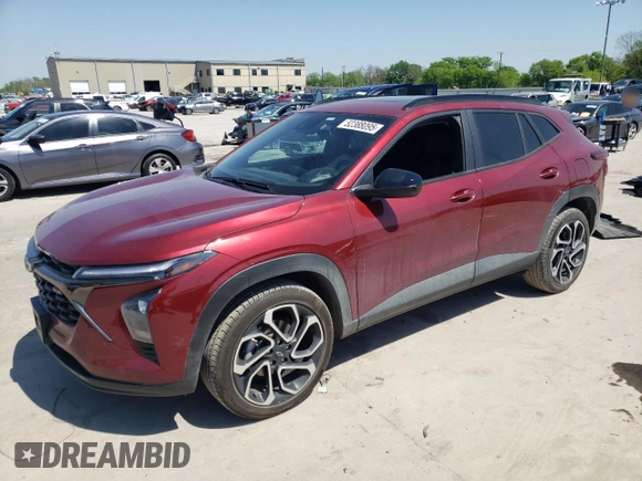 2024 Chevrolet Trax 2RS with VIN KL77LJE27RC183427, listed as a Copart auction lot 52388095 with 36,608 mi miles and Salvage Title. Bid and sale history available at DreamBid. Image 1.