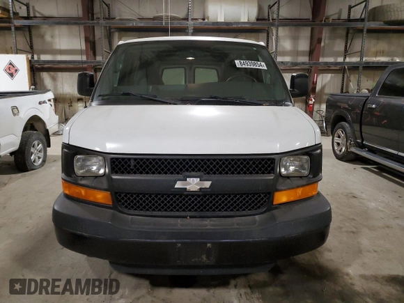 2008 Chevrolet Express Cargo Van with VIN 1GCGG25C781187641, listed as a Copart auction lot 84939854 with 171,478 mi miles and Clean Title. Bid and sale history available at carsss.com. Image 5.