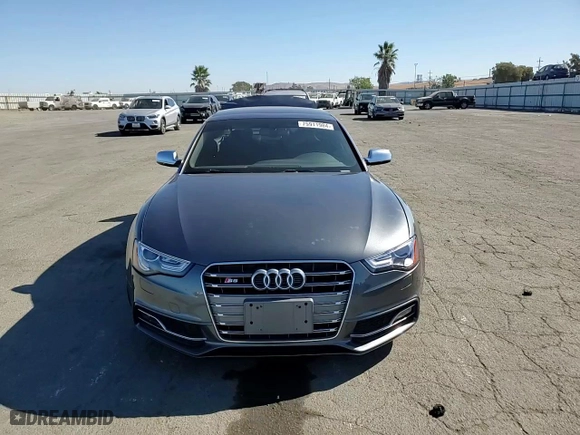 2016 Audi S5 Premium Plus with VIN WAUC4AFR7GA027761, listed as a Copart auction lot 75911984 with 0 mi miles and Salvage Title. Bid and sale history available at carsss.com. Image 13.