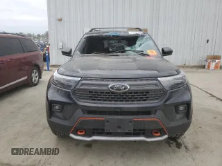 2023 Ford Explorer Timberline with VIN 1FMSK8JH9PGA41908, listed as a Copart auction lot 46592505 with 9,366 mi miles and Salvage Title. Bid and sale history available at carsss.com. Image 5.