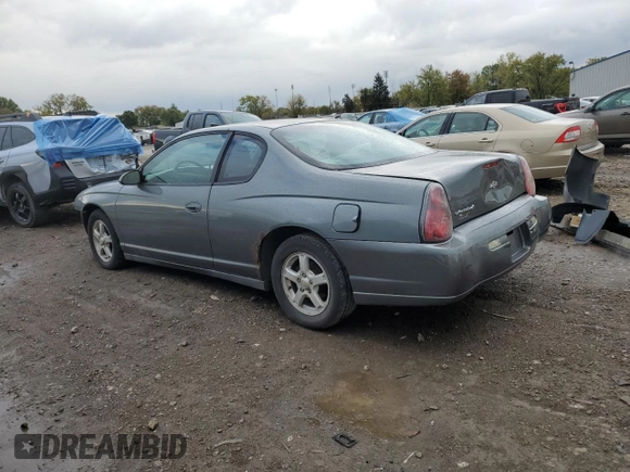 2005 Chevrolet Monte Carlo LS with VIN 2G1WW12E059255230, listed as a Copart auction lot 76117904 with 273,298 mi miles and Salvage Title. Bid and sale history available at carsss.com. Image 2.