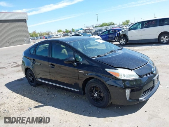 2013 Toyota Prius One with VIN JTDKN3DU9D1682269, listed as a IAAI auction lot 42100973 with 126,058 mi miles. Bid and sale history available at carsss.com. Image 1.