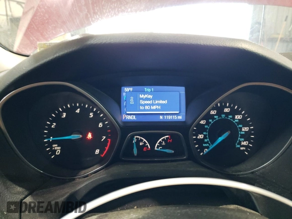 2014 Ford Focus SE with VIN 1FADP3K27EL165701, listed as a Copart auction lot 53156015 with 119,115 mi miles and Salvage Title. Bid and sale history available at carsss.com. Image 9.