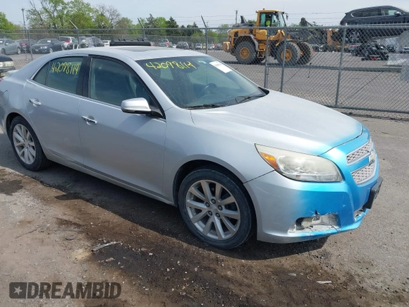 2013 Chevrolet Malibu LTZ with VIN 1G11H5SA3DF248223, listed as a IAAI auction lot 42098114 with 186,131 mi miles and . Bid and sale history available at DreamBid. Image 1.
