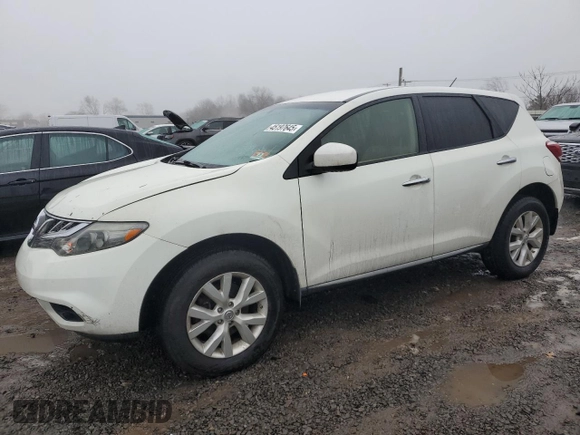 2013 Nissan Murano SL with VIN JN8AZ1MU5DW201560, listed as a Copart auction lot 45197645 with 141,242 mi miles and Clean Title. Bid and sale history available at carsss.com. Image 1.