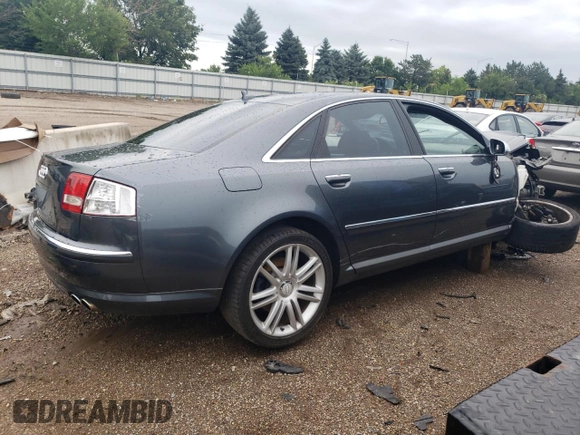 2007 Audi S8 z VIN WAUPN44E87N017815, wystawiony jako Copart lot #60161364 z przebiegiem Nie podano mil oraz Szkoda całkowita • Salvage title. Historia ofert i sprzedaży dostępna na DreamBid. Obrazek 3.