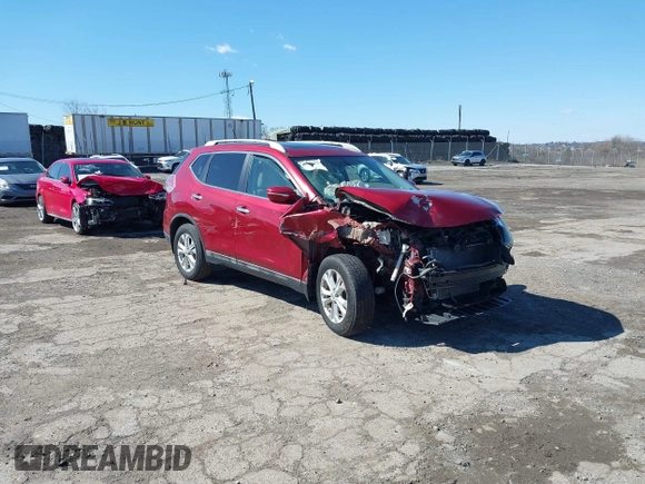 2015 Nissan Rogue SL with VIN 5N1AT2MT4FC921992, listed as a IAAI auction lot 41754087 with 211,116 mi miles. Bid and sale history available at carsss.com. Image 1.
