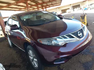 2014 Nissan Murano SV with VIN JN8AZ1MU4EW404070, listed as a IAAI auction lot 41670291 with NaN miles. Bid and sale history available at carsss.com. Image 1.
