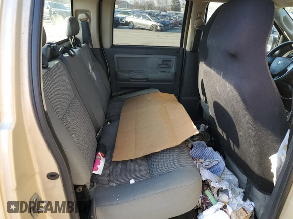 2011 Ram Dakota Bighorn/Lonestar with VIN 1D7RW3GK4BS534193, listed as a Copart auction lot 44601545 with 195,825 mi miles and Salvage Title. Bid and sale history available at carsss.com. Image 10.