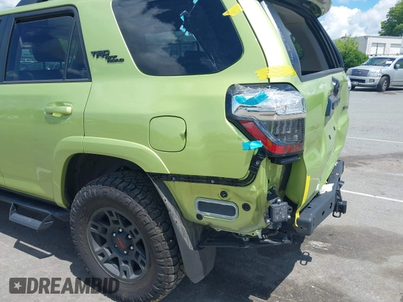 2023 Toyota 4Runner TRD Off Road Premium with VIN JTERU5JR0P6096303, listed as a IAAI auction lot 42170813 with 28,129 mi miles and . Bid and sale history available at DreamBid. Image 19.