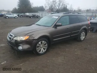 2009 Subaru Outback Ltd with VIN 4S4BP66C397330742, listed as a Copart auction lot 46777915 with 182,241 mi miles and Salvage Title. Bid and sale history available at carsss.com. Image 1.