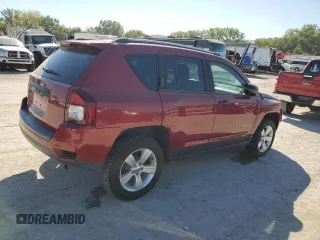 2015 Jeep Compass Sport with VIN 1C4NJCBBXFD116049, listed as a Copart auction lot 73225884 with 115,299 mi miles and Clean Title. Bid and sale history available at carsss.com. Image 3.