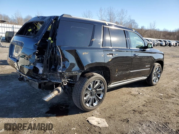 2020 GMC Yukon Denali with VIN 1GKS2CKJ1LR108755, listed as a Copart auction lot 45872565 with 84,156 mi miles and Salvage Title. Bid and sale history available at carsss.com. Image 3.