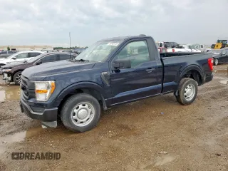 2022 Ford F-150 XL with VIN 1FTMF1C56NKE38708, listed as a Copart auction lot 58762175 with 20,851 mi miles and Salvage title. Bid and sale history available at DreamBid. Image 1.