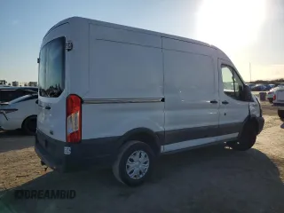 2015 Ford Transit Cargo with VIN 1FTNR1CM6FKA25420, listed as a Copart auction lot 43948105 with 82,221 mi miles and Salvage Title. Bid and sale history available at carsss.com. Image 3.