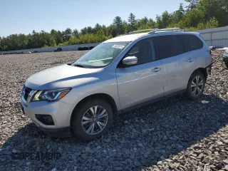 2019 Nissan Pathfinder SL with VIN 5N1DR2MM0KC651951, listed as a Copart auction lot 42990705 with 61,205 mi miles and Non Repairable. Bid and sale history available at carsss.com. Image 1.