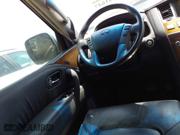 2012 Infiniti QX56 7-passenger with VIN JN8AZ2NFXC9519144, listed as a IAAI auction lot 42061647 with Not Provided miles and . Bid and sale history available at DreamBid. Image 21.