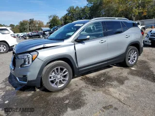 2024 GMC Terrain SLT with VIN 3GKALVEG3RL219277, listed as a Copart auction lot 84444594 with 5,612 mi miles and Salvage Title. Bid and sale history available at carsss.com. Image 1.