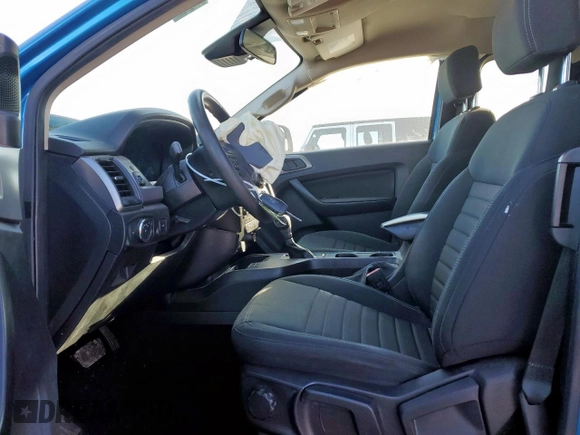 2021 Ford Ranger XL with VIN 1FTER1EH5MLD22461, listed as a Copart auction lot 45976125 with 54,907 mi miles and Clean Title. Bid and sale history available at carsss.com. Image 7.