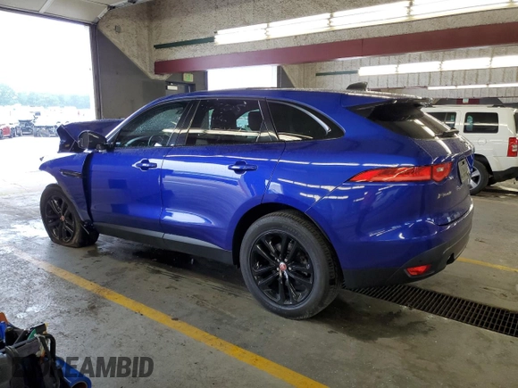 2020 Jaguar F-Pace 25t Premium with VIN SADCJ2FX9LA649485, listed as a Copart auction lot 59782235 with Not provided miles and Salvage title. Bid and sale history available at DreamBid. Image 2.
