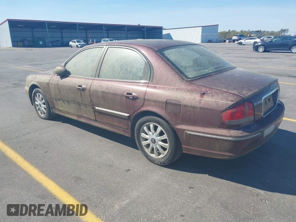 2005 Hyundai Sonata GLS with VIN KMHWF35H35A101314, listed as a IAAI auction lot 41874416 with 156,958 mi miles. Bid and sale history available at carsss.com. Image 3.