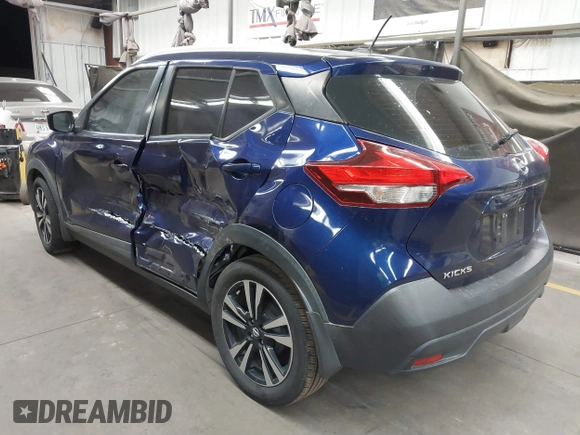 2019 Nissan Kicks S with VIN 3N1CP5CU4KL523051, listed as a IAAI auction lot 41842022 with 81,929 mi miles and . Bid and sale history available at carsss.com. Image 3.