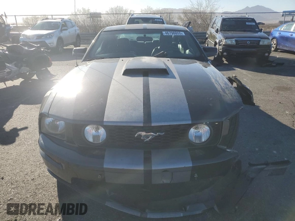 2007 Ford Mustang GT Deluxe with VIN 1ZVFT82H875365202, listed as a Copart auction lot 46798855 with 181,218 mi miles and Salvage Title. Bid and sale history available at carsss.com. Image 5.