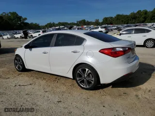 2016 Kia Forte EX with VIN KNAFZ4A89G5598028, listed as a Copart auction lot 50072035 with 105,036 mi miles and Salvage Title. Bid and sale history available at carsss.com. Image 2.