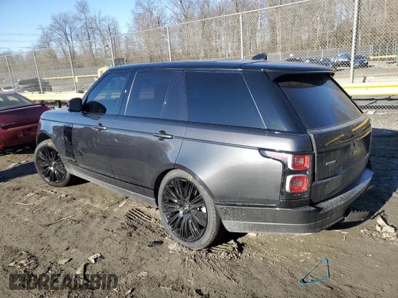 2019 Land Rover Range Rover with VIN SALGS2RE7KA561868, listed as a Copart auction lot 42425395 with Not provided miles and Salvage title. Bid and sale history available at DreamBid. Image 2.