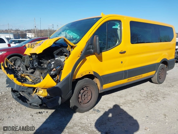 2020 Ford Transit Passenger Wagon XL with VIN 1FMZK1Y89LKA25405, listed as a IAAI auction lot 41318371 with 1 mi miles. Bid and sale history available at carsss.com. Image 16.