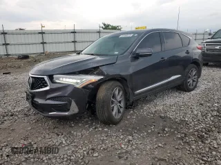 2021 Acura RDX Technology z VIN 5J8TC2H57ML048634, wystawiony jako Copart lot #58760615 z przebiegiem 86 966 mil mil oraz Szkoda całkowita • Salvage title. Historia ofert i sprzedaży dostępna na DreamBid. Obrazek 1.
