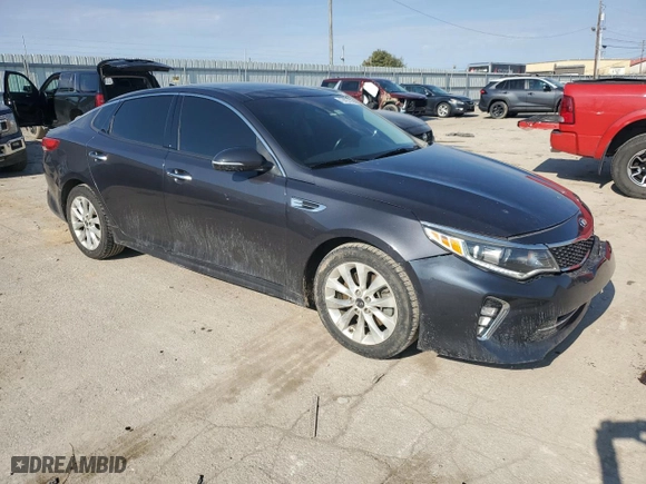 2018 Kia Optima EX with VIN 5XXGU4L30JG227298, listed as a Copart auction lot 47497265 with 126,706 mi miles and Salvage Title. Bid and sale history available at carsss.com. Image 4.
