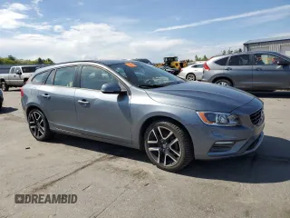 2018 Volvo V60 Dynamic with VIN YV140MEL2J2379191, listed as a Copart auction lot 56674385 with Not provided miles and Salvage title. Bid and sale history available at DreamBid. Image 4.