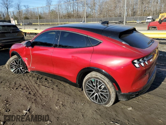 2024 Ford Mustang Mach-E Premium с VIN 3FMTK3R43RMA09117, выставлен на аукционе Copart как лот 42531195 с пробегом 2 470 миль миль и Списание • Salvage title. История ставок и продаж доступна на DreamBid. Изображение 2.
