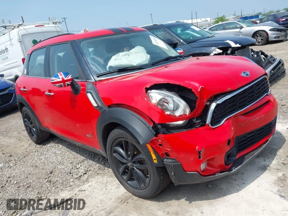2012 MINI Countryman S with VIN WMWZC5C52CWL61795, listed as a IAAI auction lot 42434505 with 55,948 mi miles and . Bid and sale history available at DreamBid. Image 1.