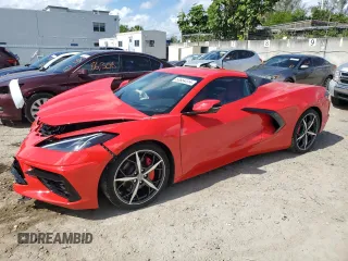 2021 Chevrolet Corvette 2LT with VIN 1G1YB3D42M5118581, listed as a Copart auction lot 53654314 with 6,310 mi miles. Bid and sale history available at carsss.com. Image 1.