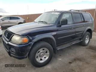 2002 Mitsubishi Montero Sport ES with VIN JA4LS21H72J033978, listed as a Copart auction lot 86960174 with 254,013 mi miles and Salvage Title. Bid and sale history available at carsss.com. Image 1.