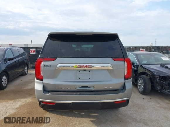 2024 GMC Yukon SLT with VIN 1GKS2BKD9RR282361, listed as a IAAI auction lot 41878591 with 13,347 mi miles. Bid and sale history available at carsss.com. Image 16.