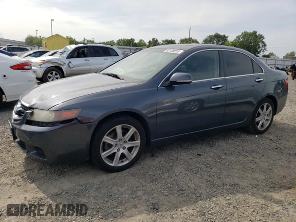 2005 Acura TSX with VIN JH4CL96985C033699, listed as a Copart auction lot 55130015 with 260,046 mi miles and Salvage title. Bid and sale history available at DreamBid. Image 1.