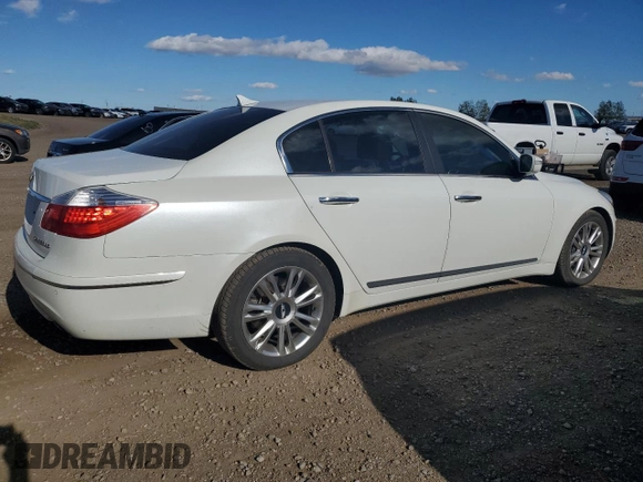 2009 Hyundai Genesis with VIN KMHGC46F49U040253, listed as a Copart auction lot 73175414 with 205,915 mi miles and Clean Title. Bid and sale history available at carsss.com. Image 3.