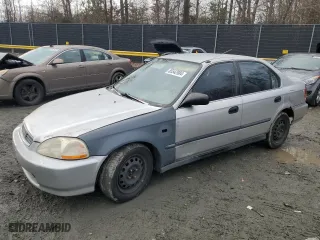 1996 Honda Civic LX "O" w/Air with VIN 2HGEJ6678TH532897, listed as a Copart auction lot 85542984 with 325,764 mi miles and Salvage Title. Bid and sale history available at carsss.com. Image 1.
