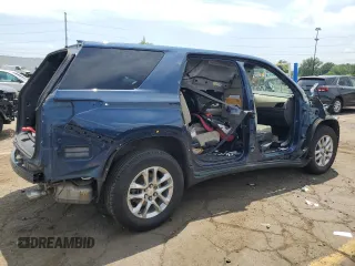 2022 Chevrolet Traverse LS with VIN 1GNERFKW5NJ118988, listed as a Copart auction lot 61901824 with 0 mi miles and Non Repairable. Bid and sale history available at carsss.com. Image 3.